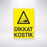 Reysa Tasarım Dikkat Kostik Sticker 20X28 Cm
