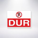 Reysa Tasarım Dur 21X35 Arkası Yapışkanlı Levha 21X30 cm Yapışkanlı Levha