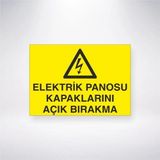 Reysa Tasarım Elektrik Panosu Kapaklarını Açık Bırakma Sticker 20X28 Cm