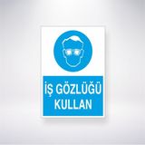Reysa Tasarım İş Gözlüğü Kullan 21X35 Arkası Yapışkanlı Levha