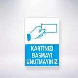 Reysa Tasarım Kartınızı Basmayı Unutmayınız 21X30 cm Yapışkanlı Levha