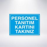 Reysa Tasarım Personel Tanıtımı Kartını Takınız 21X30 cm Yapışkanlı Levha