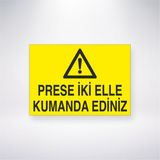Reysa Tasarım Prese Iki Elle Kumanda Ediniz 21X30 cm Yapışkanlı Levha