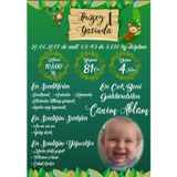 Reysa Tasarım Safari Temalı Yaş Panosu 20x30 Cm 3mm Ahşap