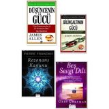 Rezonans Kanunu - Düşüncenin Gücü - Bilinçaltının Gücü - Beş Sevgi Dili 4 Kitap