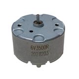 Rf-500 Dc 6V 3500Rpm Dc Motor (Çap 32Mm Uzunluk 30Mm) Hobi Oyuncak Elektrik Deney Motoru
