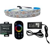 Rf Dokunmatik Kumandalı Rgb Şerit LED Set 5050 Ledli 3çipli 10METRE IP20 - 10 m
