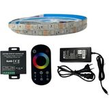Rf Dokunmatik Kumandalı Rgb Şerit LED Set 5050 Ledli 3çipli 10METRE Silikonlu - 10 m
