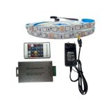 Rf Kumandalı Rgb Şerit Led Set 5050 Ledli 3çipli 5metre Ip20
