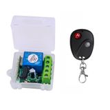 Rf Uzaktan Kumandalı Röle Kartı 433 Mhz Self Lock 12V 10A