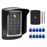 Rfid Şifreli Kapı Kilidi + Su Geçilmez Koruyucu Kılıf + 10 Tag