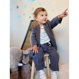 RG Brand Erkek Bebek %100 Keten Kumaş Takım Elbise, 3'lü Takım_RG327 - 3 - 4 Yaş - Regular Fit - Lacivert