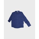 RG Brand Erkek Çocuk %100 Organik Pamuklu, Rahat Kesim, Uzun Kollu Gömlek_RG1567 - Lacivert - 3 - 4 Yaş
