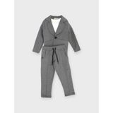 RG Brand Erkek Çocuk Likralı Pamuklu 3'lü Set Takım Elbise_RG1440 - 7 - 8 Yaş - Regular Fit - Füme