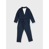 RG Brand Erkek Çocuk Likralı Pamuklu 3'lü Set Takım Elbise_RG1440 - 8 - 9 Yaş - Regular Fit - Lacivert