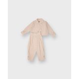 RG Brand Genç Keten Ceket Pantolon Takım - 12 Yaş - Regular Fit - Ekru