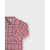RG Brand Genç Unisex Kışlık Oduncu Kareli Gömlek - 14 - 15 Yaş - Lila