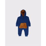 Rg Brand Kapüşonlu Ve Fermuarlı 3 Iplikli Bebek Tulumu - 2 - 3 Yaş - Lacivert