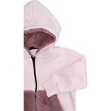 Rg Brand Kapüşonlu Ve Fermuarlı 3 Iplikli Bebek Tulumu - 3 - 4 Yaş - Pembe