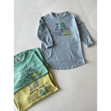 RG Brand Kız Çocuk Baskı Detaylı Çocuk Sweat Elbise_RG1405 - 5 - 6 Yaş - Yeşil