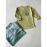 RG Brand Kız Çocuk Baskı Detaylı Çocuk Sweat Elbise_RG1405 - 8 - 9 Yaş - Sarı