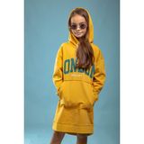 RG Brand Kız Çocuk Kapüşonlu Sweat Elbise_RG1509 - 8 - 9 Yaş - Hardal