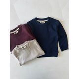 RG Brand Kız / Erkek Çocuk Sweat, Günlük ve Okul İçin, Selanik Kumaş Sweatshirt_RG1507 - Siyah - 3 - 4 Yaş