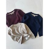 RG Brand Kız / Erkek Çocuk Sweat, Günlük ve Okul İçin, Selanik Kumaş Sweatshirt_RG1507 - Siyah - 4 - 5 Yaş