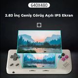 Rg28xx Gri Retro El Oyun Konsolu 32 Gb - 2.83 İnç Oca Ips Ekran H700 İşlemci Hdmı Çıkışlı 3100 Mah Batarya (Psp, Ps1, Dc Destekli)