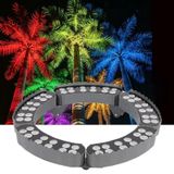 RGB ağaç için dış mekan ışık halkası, LED peyzaj projektörü | IP65 su geçirmez, iyi ısı dağılımı etkisi, genişletilebilir kilitli aydınlatma (AC110V, 5 set)