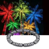 RGB ağaç için dış mekan ışık halkası, LED peyzaj projektörü | IP65 su geçirmez, iyi ısı dağılımı etkisi, genişletilebilir kilitli aydınlatma (AC220V, 10 set)