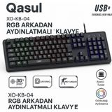 Rgb Arkadan Aydınlatmalı Oyuncu Klavyesi–dayanıklı,pro Gamer, Renkli Işıklandırma Yüksek Performans - Siyah