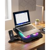 Rgb Fanlı Laptop Soğutma Standı USB Girişli Notebook Yükseltici - Lisinya