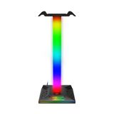 Rgb Gaming Kulaklık Standı Led Aydınlatma Usb Type-C Giriş 10 Renk Efekt Şık Çok Fonksiyonlu Tasarım