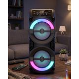Rgb Işıklı Taşınabilir Bluetooth Hoparlör Güçlü Stereo Ses Nemere - 1