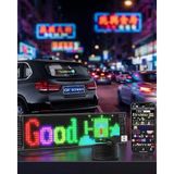 Rgb Kayan Yazı LED Panel Telefon Kontrollü Animasyonlu Akıllı Ekran - 1 m - 00 Beyaz