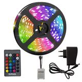 Rgb Kumandalı Trafolu Şerit Led 5M Silikonlu Ip65 Su Geçirmez Dım'li Yapışkanlı Ceptelb019249