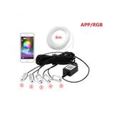 Rgb LAAM429 64 Renkli 5 Ledli Araç İçi Dekoratif Ortam Işığı