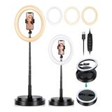 Rgb Led Halka Işık 168Cm Teleskopik Tripodlu, 160 Led, Telefon Tutucu, Katlanabilir Ring Light