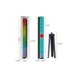 RGB LED IŞIK ARAÇ PC ODA OYUNCU MÜZİK RİTİMLERİ OYUN SESE DUYARLI RGB LİGHT D10-RGB