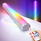 Rgb Led Işık Kanalı 12V Hazır Tak-Çalıştır 2 Metre 64 Renkli Alüminyum Profil Aydınlatma Gamer Streamer Stüdyo & Dekor Vitrin
