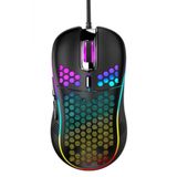 Rgb Led Işıklı Oyuncu Mouse Gaming 800-2400 Dpi 0 Oyun Mouse Mat Siyah