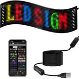 Rgb LED Matrix Panel Esnek Yapı Uygulama Kontrollü Kayan Yazı Ekranı - Lisinya