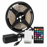Rgb Led Şerit Işık Seti 5 Metre – Kumandalı, 54 Led/M, 2835 Smd, Su Geçirmez, Adaptör Ve Kontrol Ünitesi Dahil, Tv Arkası, Oda, Tavan Ve Dek