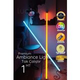 Rgb Led Strip Tube Light Lambader Uzaktan Kumandalı Işık Lamba Ampül Aydınlatma Renkli Animasyonlu6