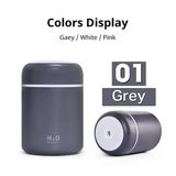 RGB Mini Buhar Makinesi Aroma Buhar Makinesi Araba Hava Nemlendirici Difüzör Araba Nemlendirici (Lacivert)