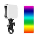 RGB Mini LED Video Işığı – Clip-On Telefon, Laptop ve Kamera Işık Paneli | 120° Ayarlanabilir Açı, 360° Dönebilen Vida, Hafif Taşınabilir Cep Lambası | YouTube, TikTok, Zoom, Vlog, Fotoğraf & Video