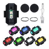 Rgb Oto, Motosiklet, Atv, Bisiklet Ucak Kanadi Cakar Mini Led Lamba Sarjli (1 Adet)