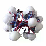 Rgb Pixel Led Modül 30Mm - 20 Adet Plastik Enjeksiyon