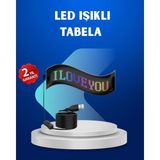 Rgb Renkli LED Ekran Tabela USB Bağlantılı ve Kayan Yazı Destekli